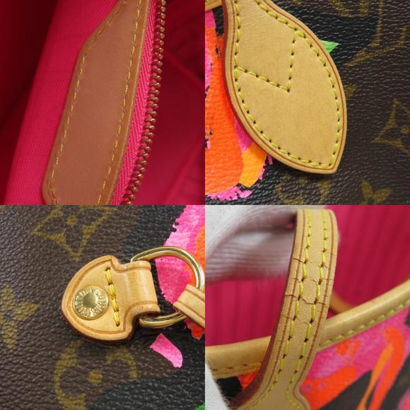 Louis Vuitton Neverfull MM Monogram Rose Tote Bag Monogram Canvas - Picture 5 of 8